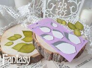 FD-1265 Нож для вырубки Fantasy «Листья розы» размер 11.2*5.8 см