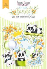 FDSDC-04069 Набор высечек коллекция My little panda boy 45 шт